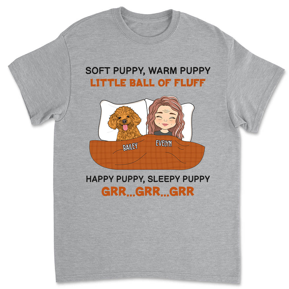 Soft and Warm Personalized Custom Unisex Puppy T-shirt