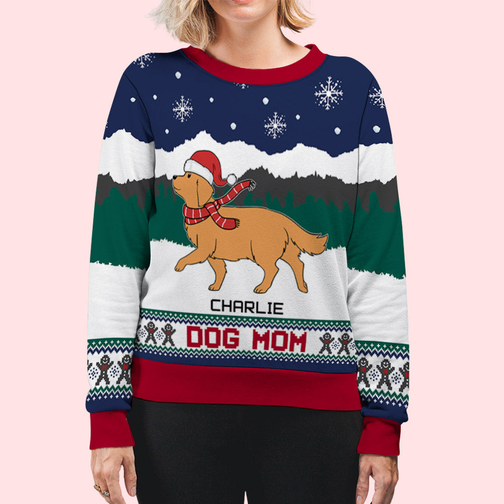 Enchanting Walking In Forest - Personalized Custom All-Over-Print Unisex Sweatshirt for Pet Lovers