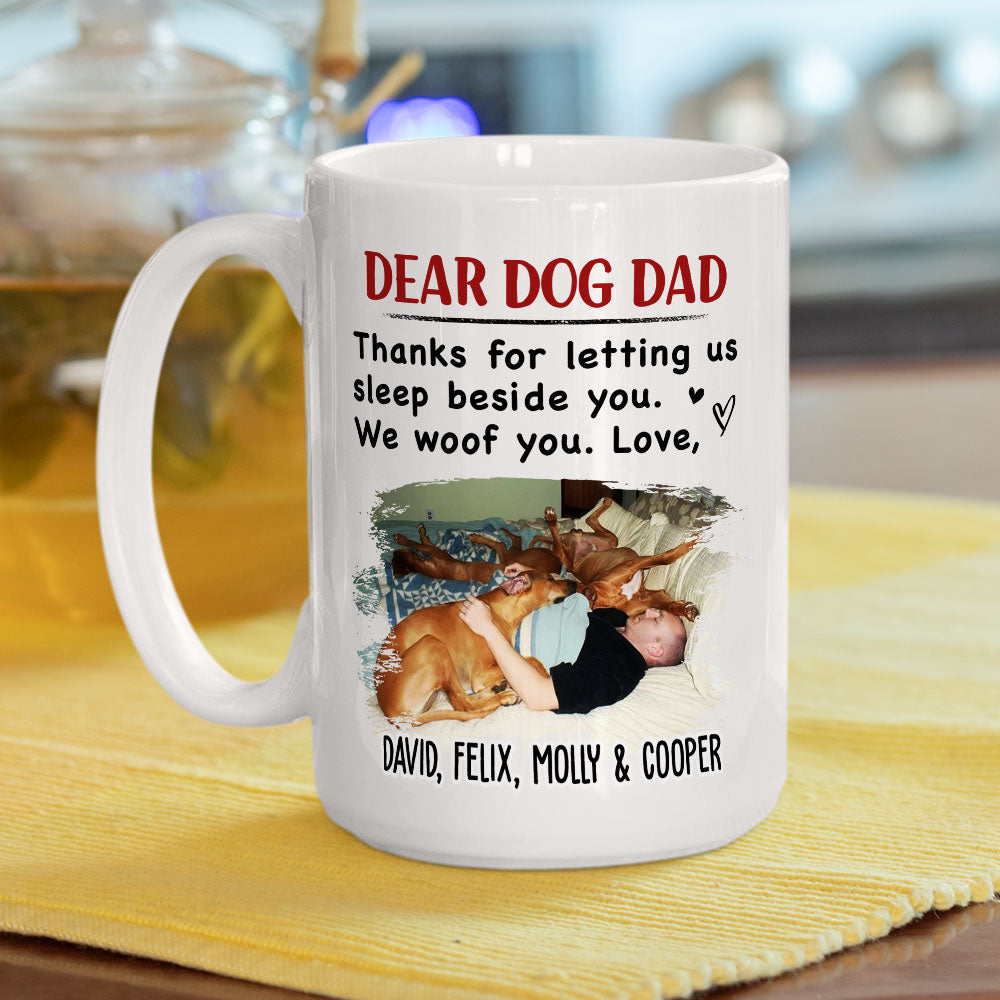 Personalized Custom Sleep Beside You Photo Coffee Mug - Ideal Gift for Pet Lovers