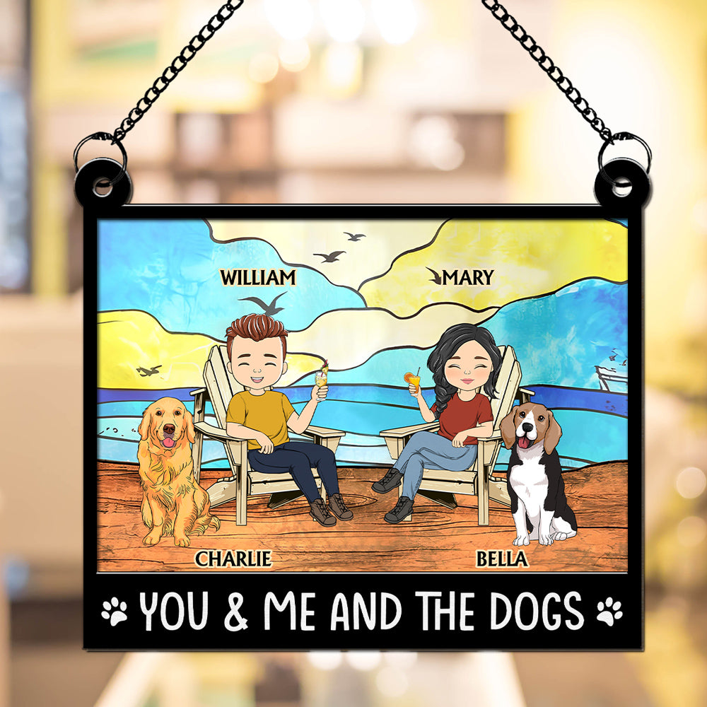 Happy Family - Exquisite Personalized Custom Suncatcher for Special Occasions