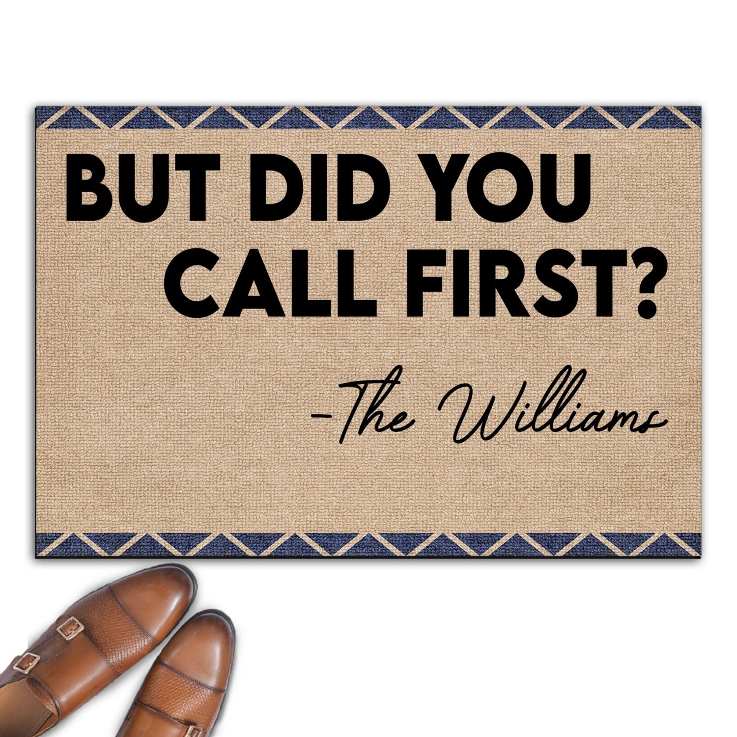 But Did You - Personalized Custom Pet Picture Doormat with Multiple Sizes and Options