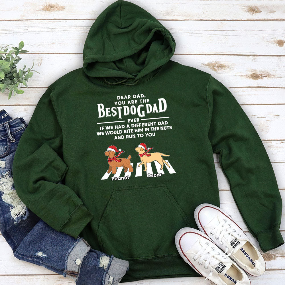 Run To You Christmas - Personalized Custom Unisex 8.0 oz Christmas-themed Hoodie for Pet Lovers