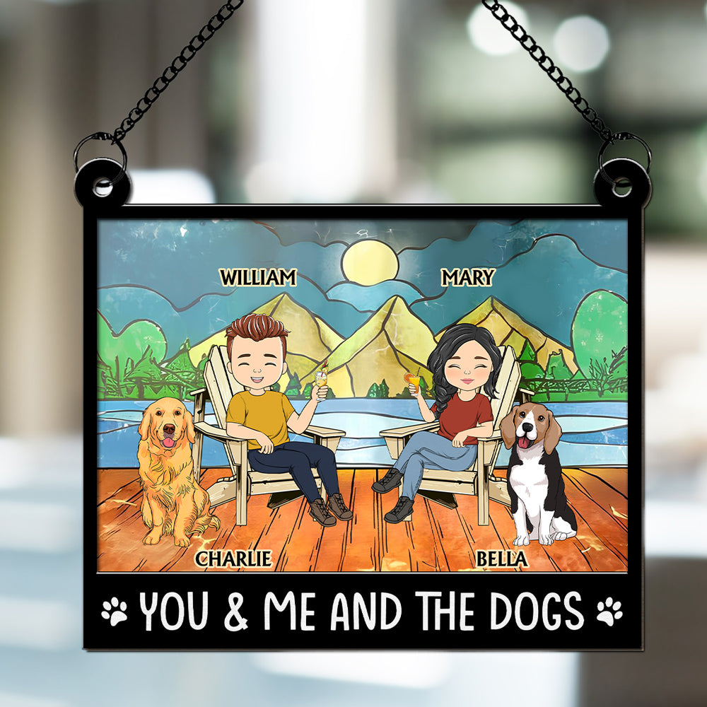 Happy Family - Exquisite Personalized Custom Suncatcher for Special Occasions