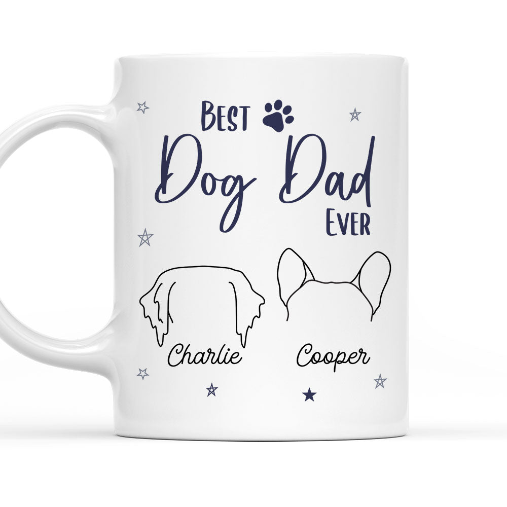 Personalized Dog Dad and Mom Star Custom Coffee Mug for a Heart - warming Experience