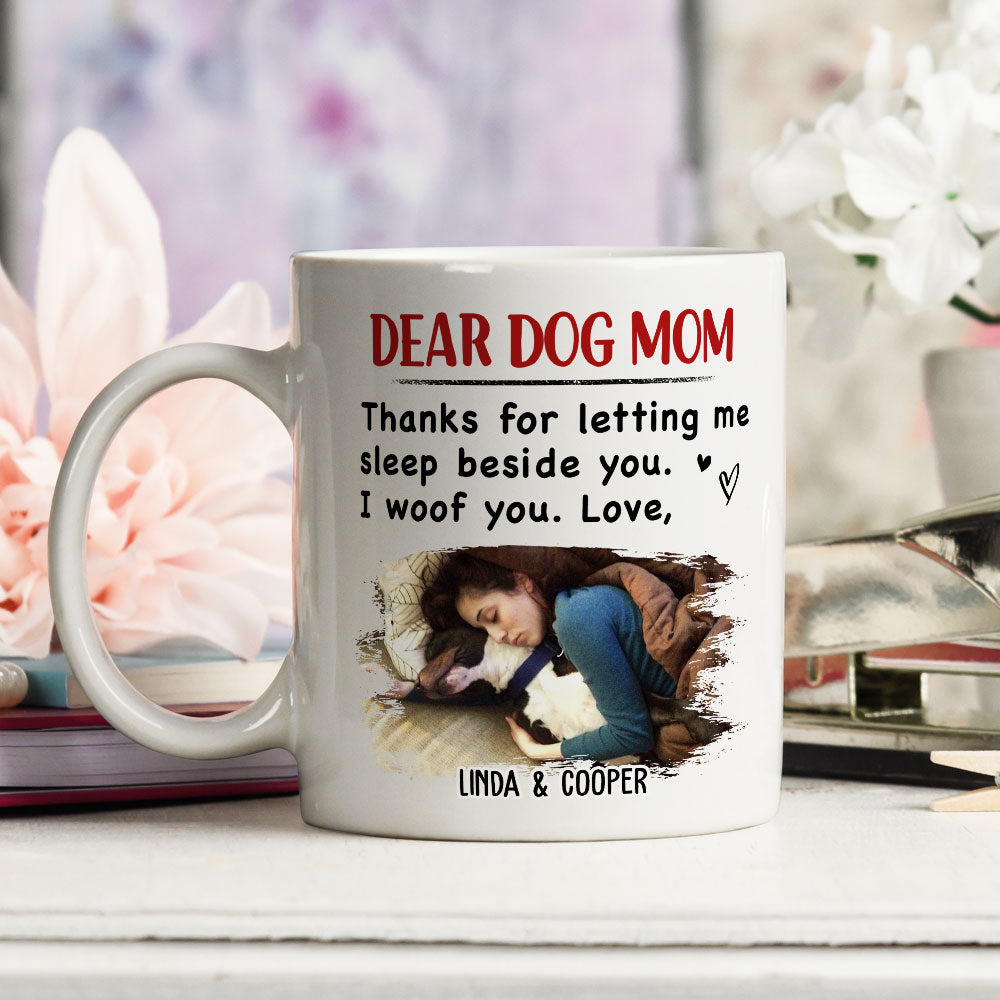 Personalized Custom Sleep Beside You Photo Coffee Mug - Ideal Gift for Pet Lovers