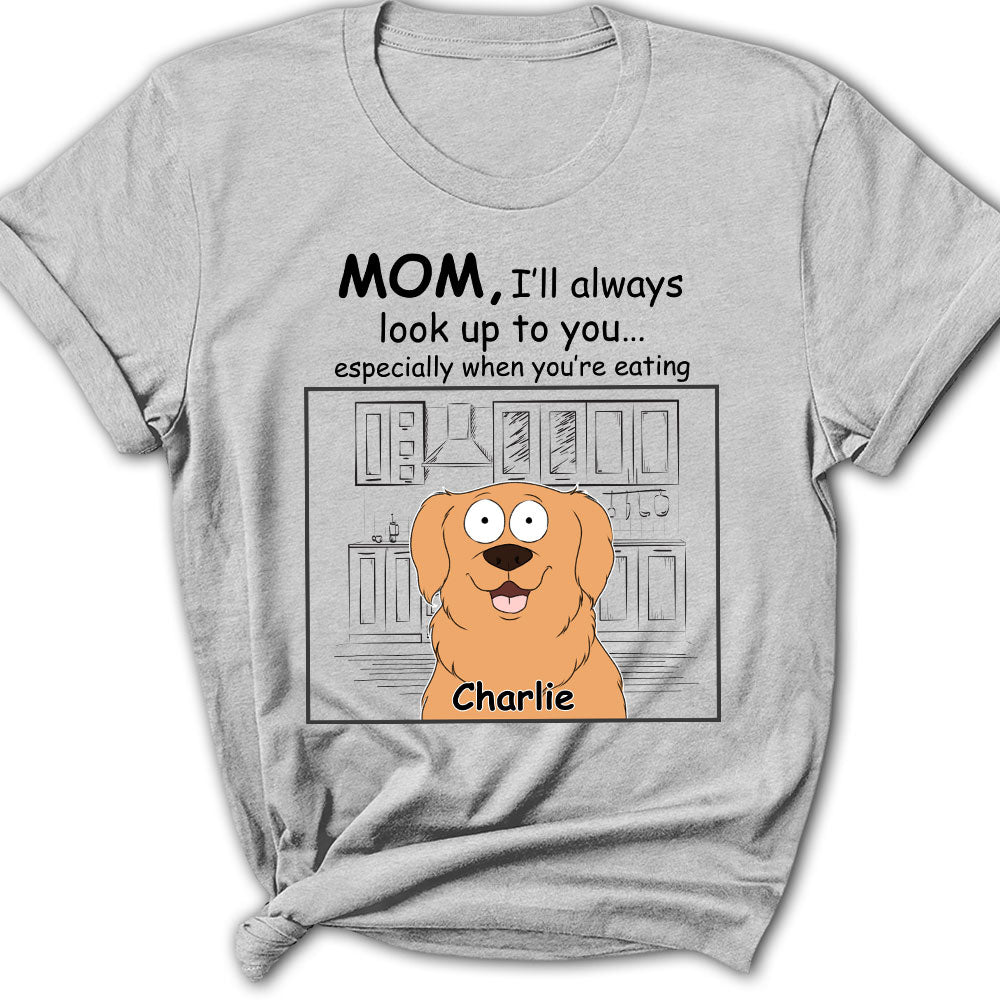 Always Look Up - Personalized Custom Women's Fashion T-shirt for Pet Lovers