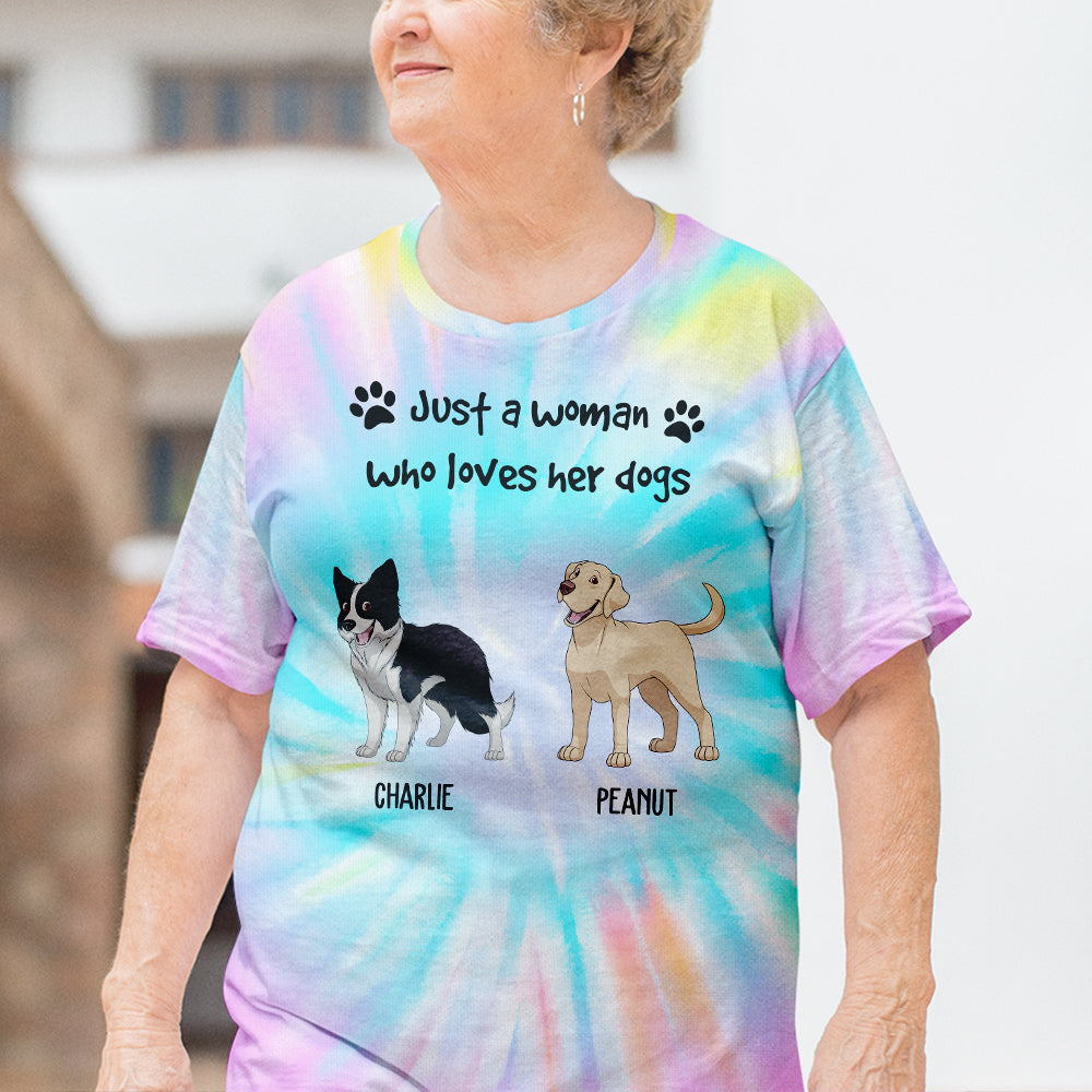 Just A Girl - Stylish Personalized Custom All-over-print T-shirt for Everyday Wear