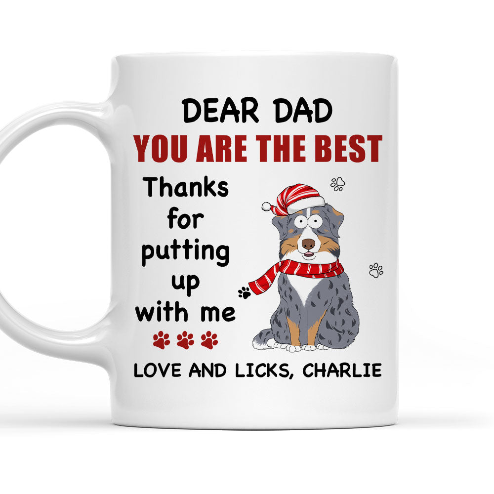 Dad Is Best - Unique Personalized Custom Coffee Mug for Special Occasions
