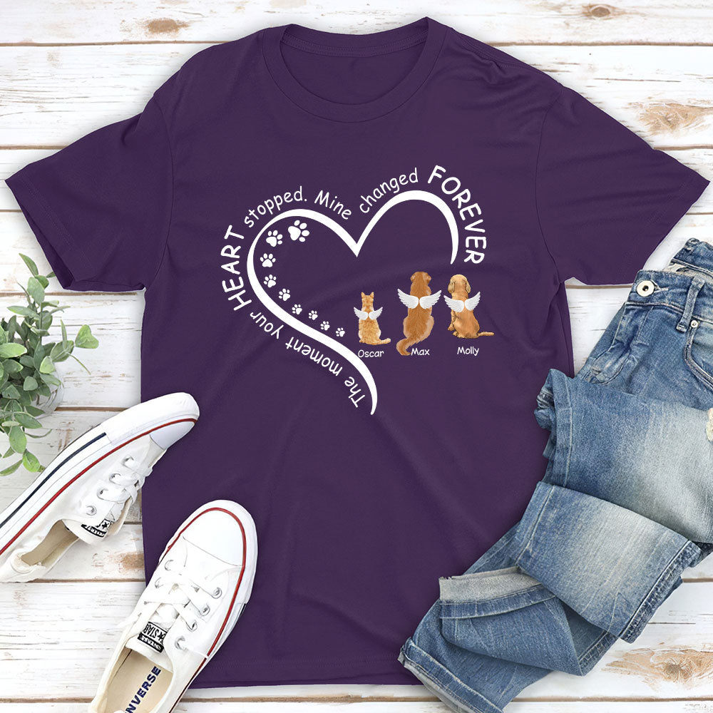 Forever Changed - Personalized Custom Unisex 5.3 oz T-shirt for Pet Lovers