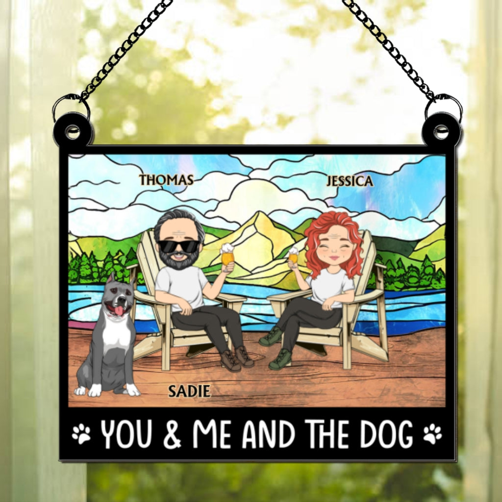 Happy Family - Exquisite Personalized Custom Suncatcher for Special Occasions