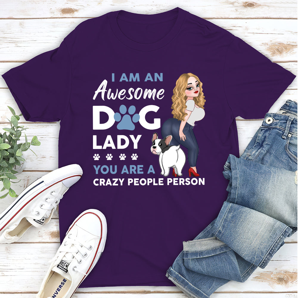 Awesome Personalized Custom Unisex Dog Lady T-shirt - Ideal Gift for Pet Lovers