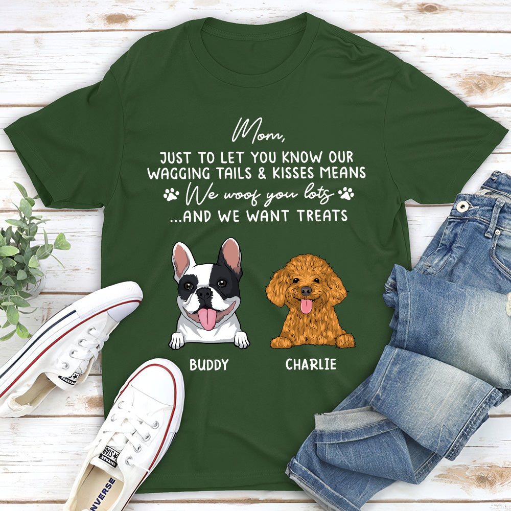 Let You Know - Personalized Custom Unisex 5.3 oz T-shirt for Pet Lovers