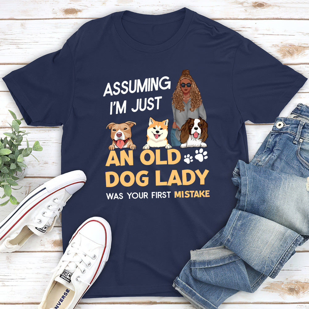 Your First Mistake - Personalized Custom Unisex 5.3 oz T-shirt for Pet Lovers