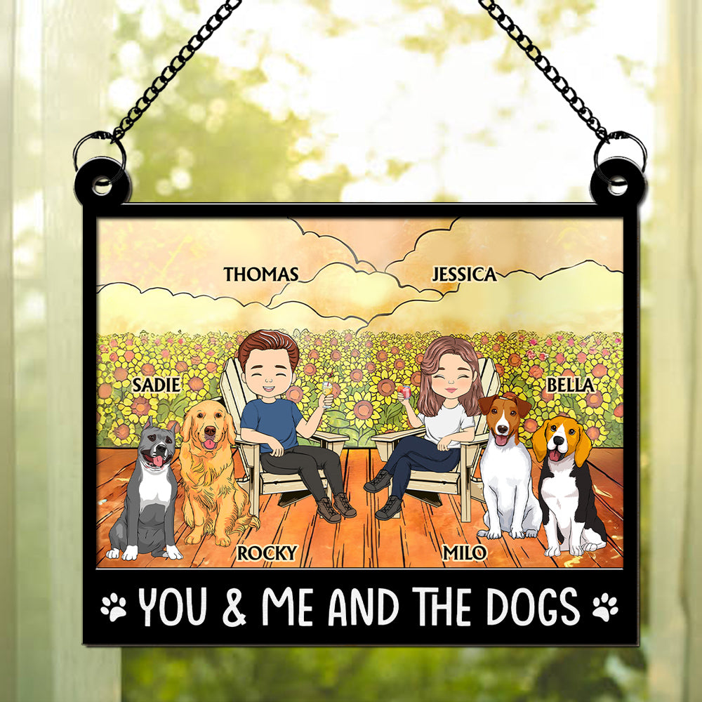 Happy Family - Exquisite Personalized Custom Suncatcher for Special Occasions