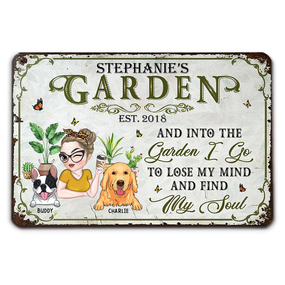 Find My Soul - Exquisite Personalized Custom Metal Sign for Home and Office