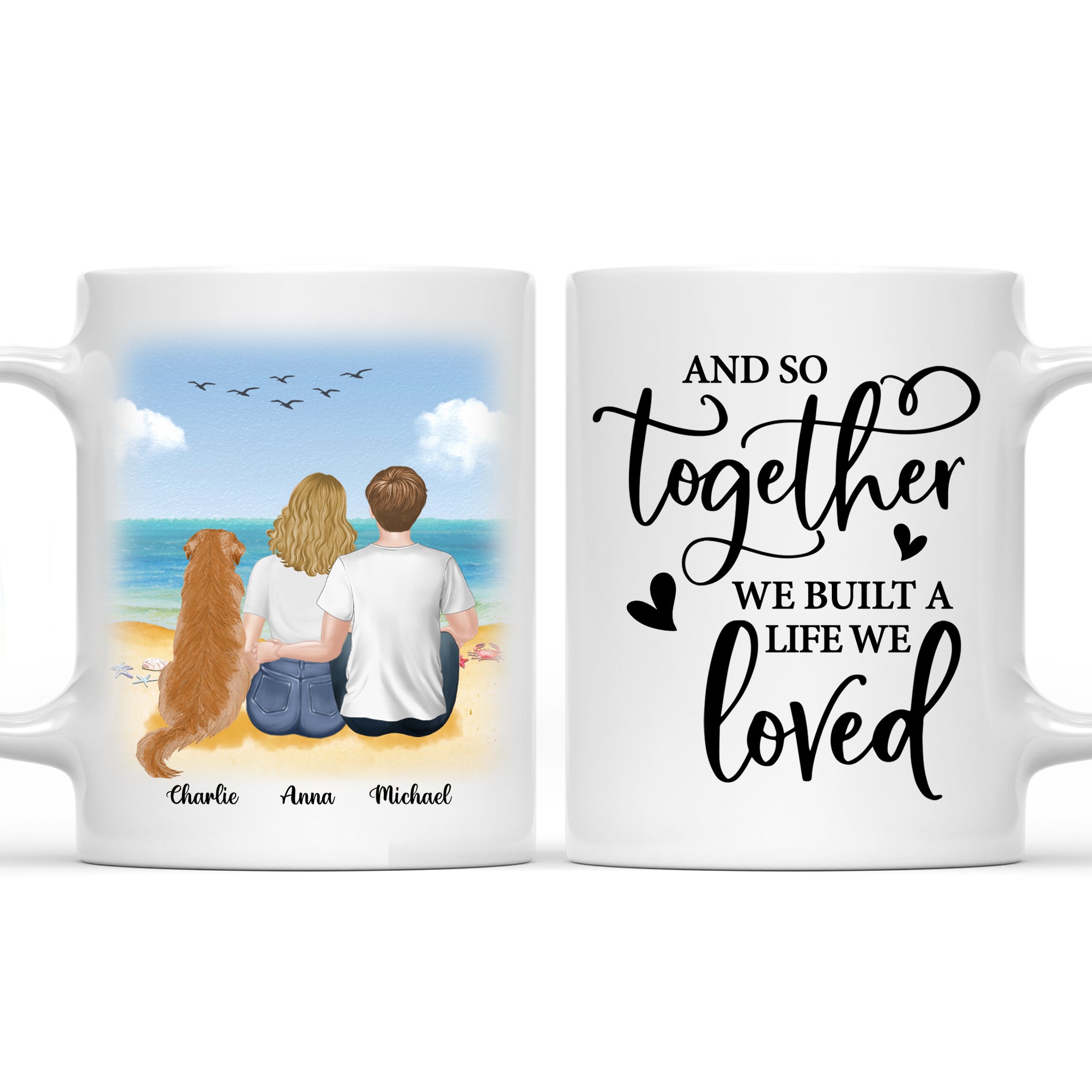 And So Together - Exquisite Personalized Custom Coffee Mug for Pet Lovers