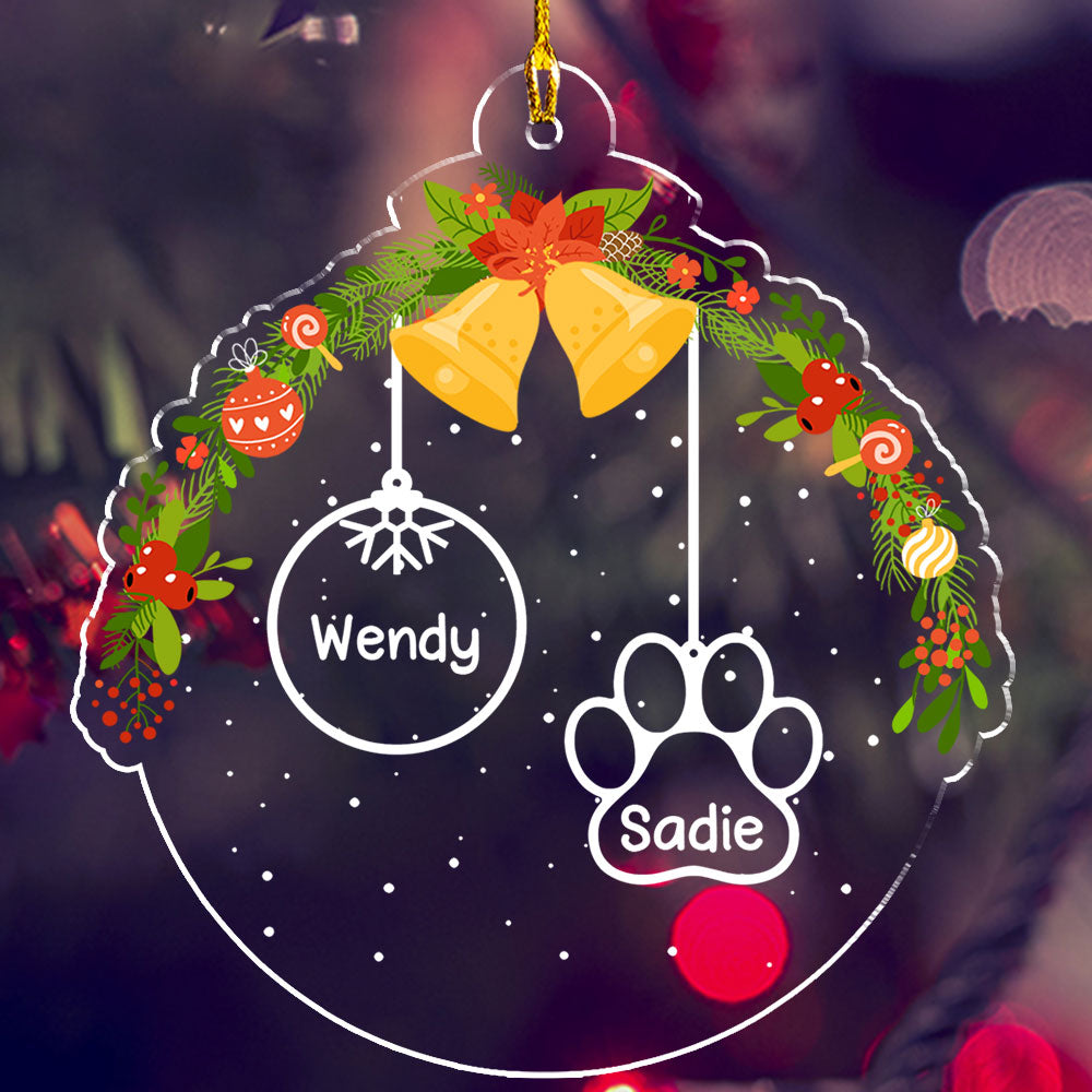 Fairy Bell - Exquisite Personalized Custom Acrylic Christmas Ornament with 4' Diameter