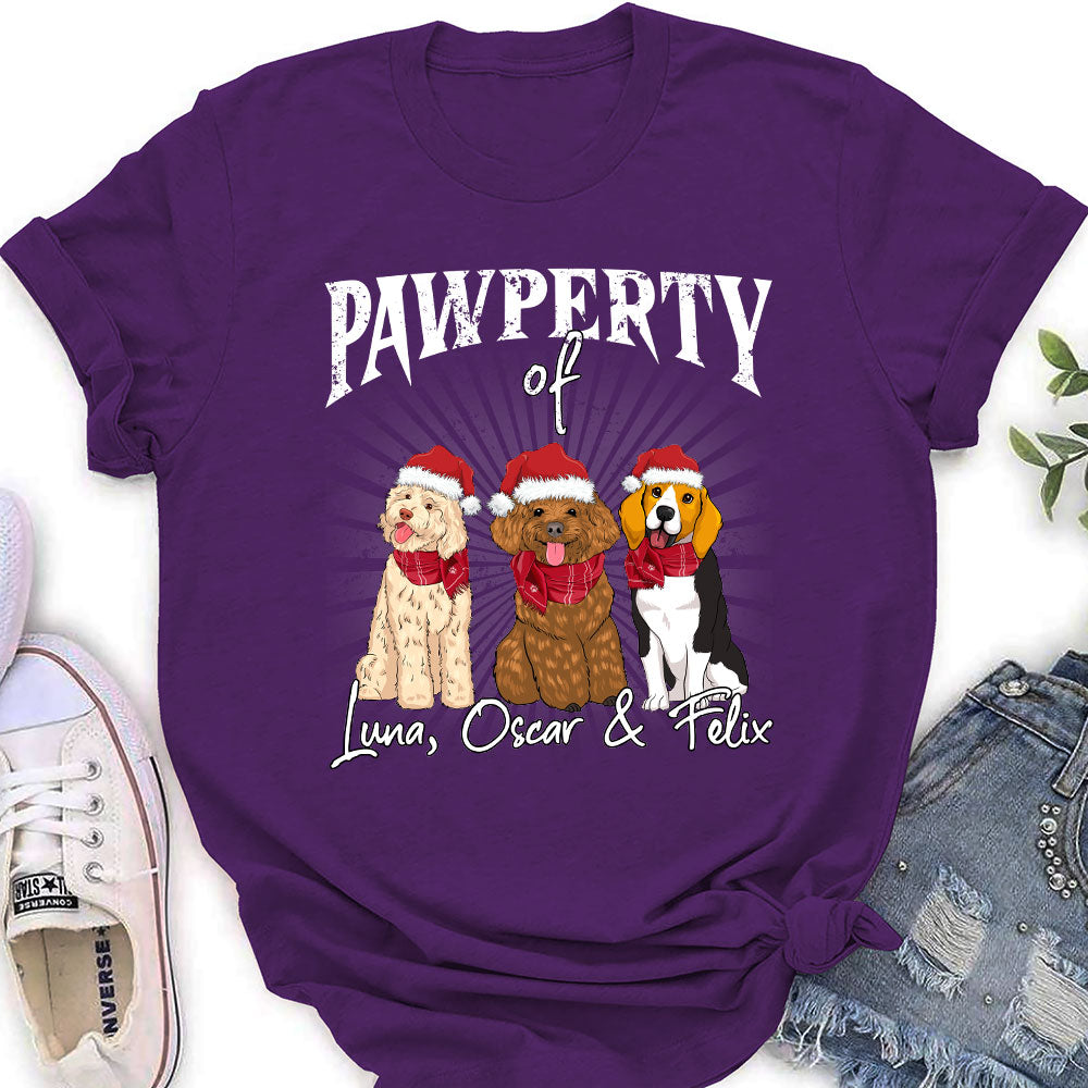 Unique Vintage Dog Property Personalized Custom Women's T-shirt
