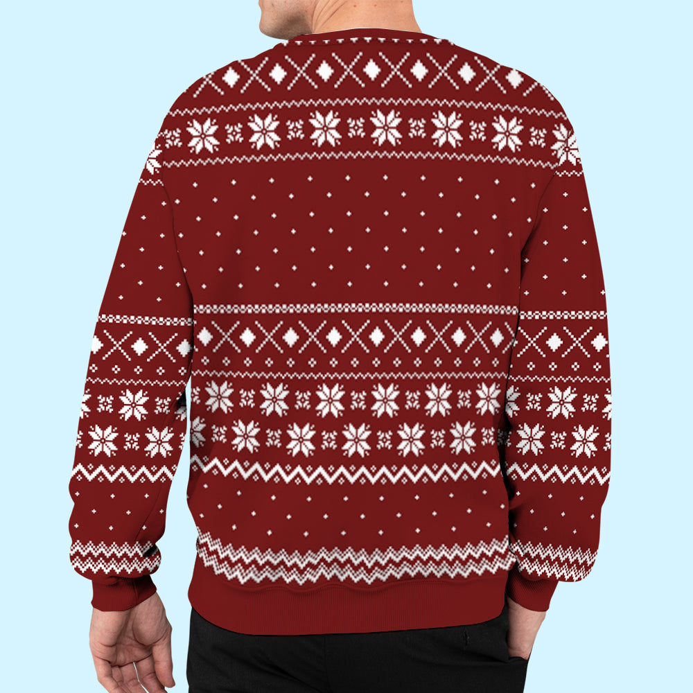 Customizable All-Over-Print Personalized Dog Sleepshirt Pattern Sweatshirt for Unisex