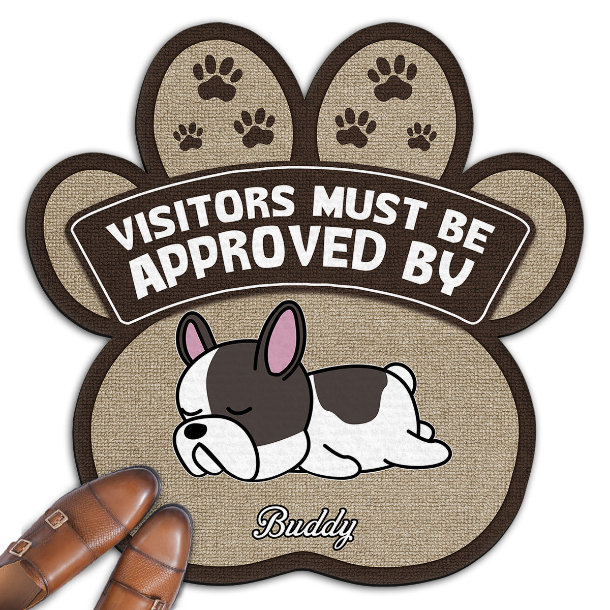 Must Be Approved - Customizable Personalized Dog Picture Doormat