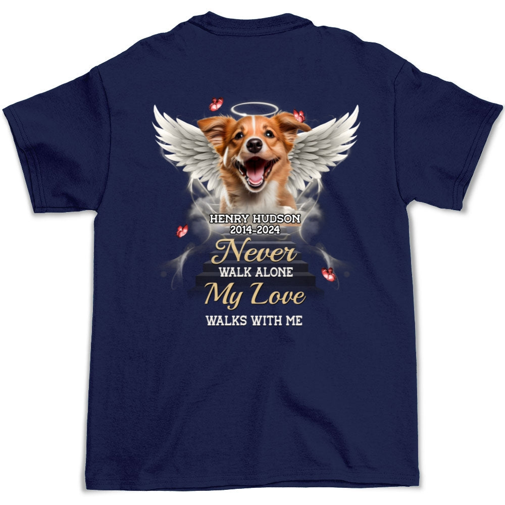 Until We Meet Again - Personalized Custom Unisex Heavy Cotton T-shirt for Pet Lovers