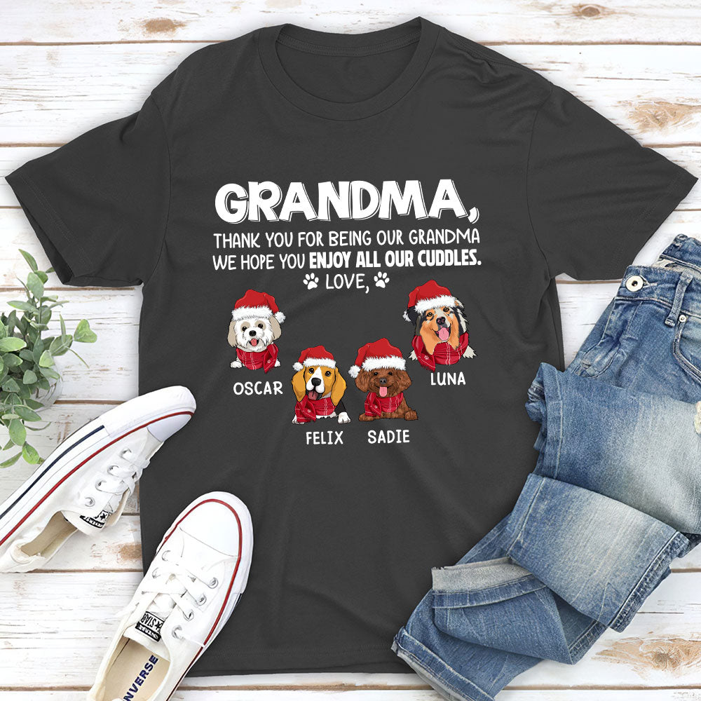 Enjoy Cuddles - Customizable Unisex 5.3 oz Personalized T-shirt for Pet Lovers