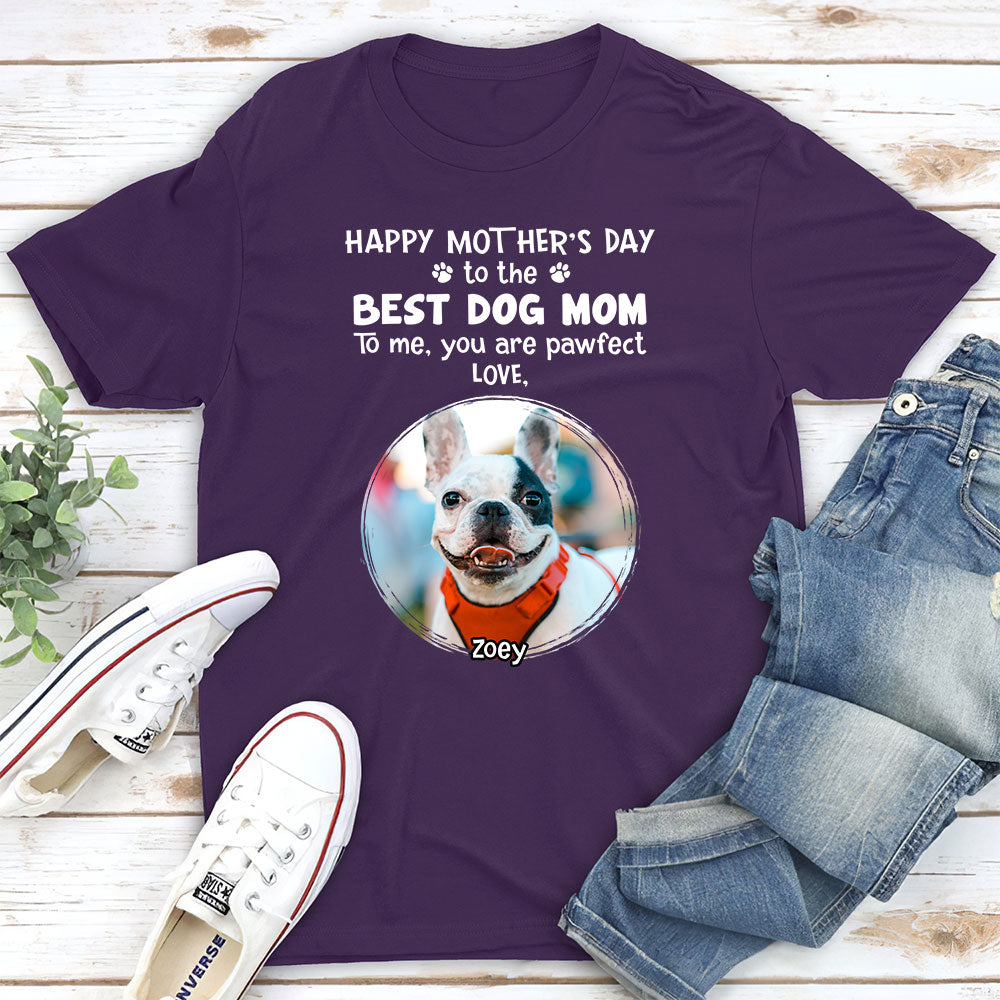 Pawfect Personalized Custom Unisex Dog Mom T-shirt - Ideal Gift for Pet Lovers
