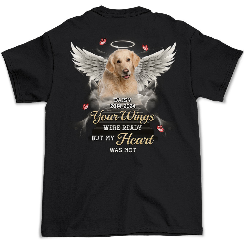 Until We Meet Again - Personalized Custom Unisex Heavy Cotton T-shirt for Pet Lovers