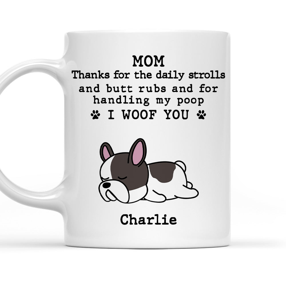 Unique Personalized Custom Coffee Mug - Ideal for Handling Your Thoughts and Enjoying Coffee for Pet Lovers