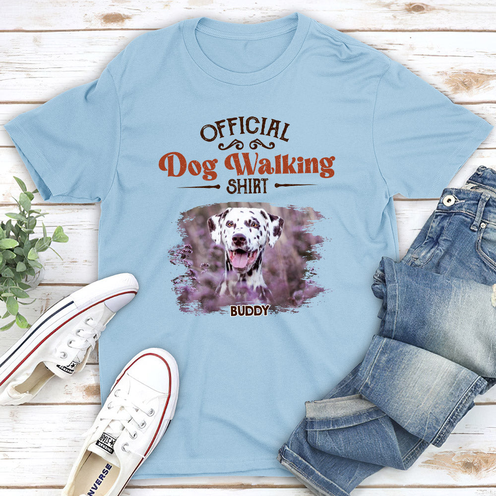 Vintage Personalized Custom Unisex Walking T-shirt - Ideal Gift for Pet Lovers