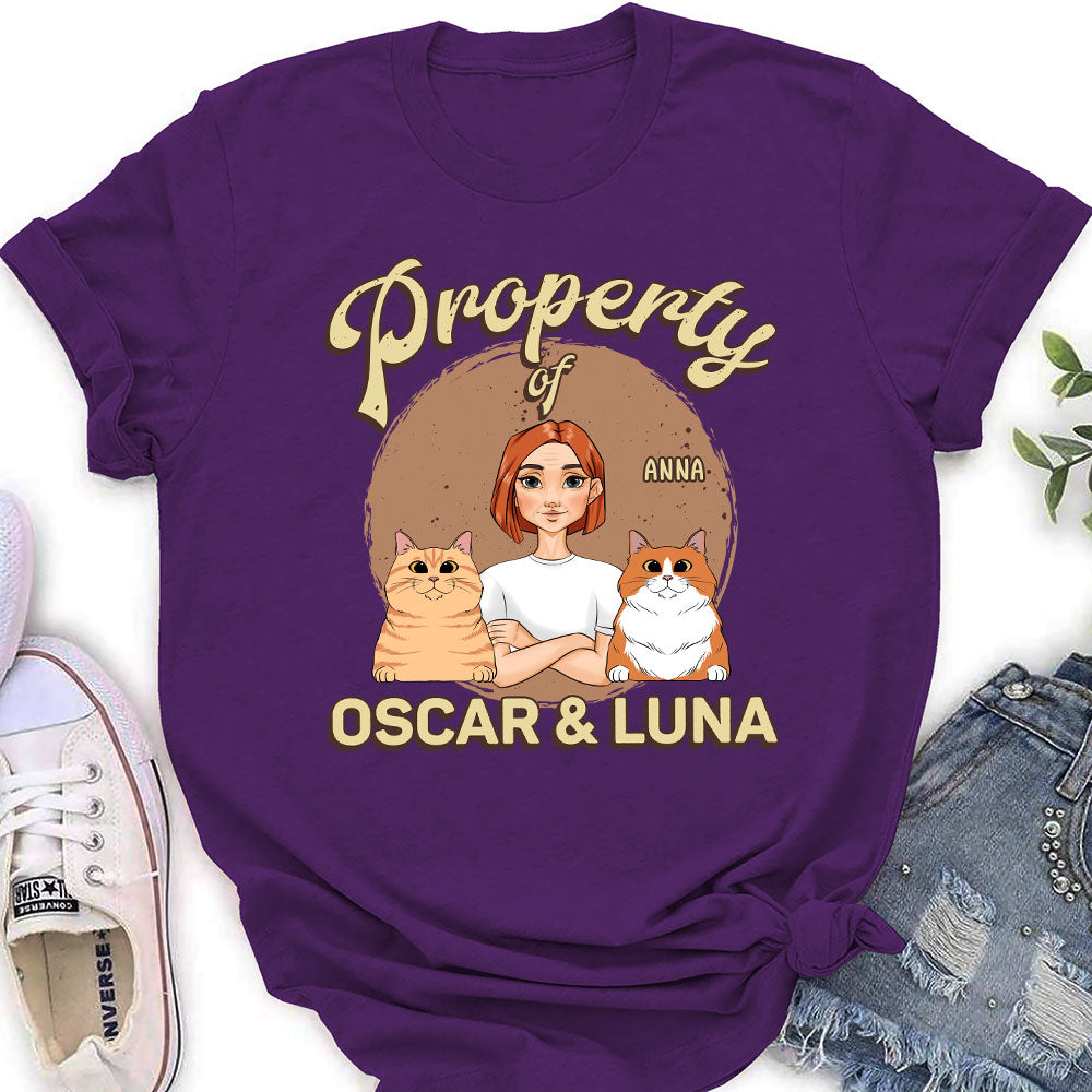 Property - Exquisite Personalized Custom Women's T-shirt for Pet Lovers