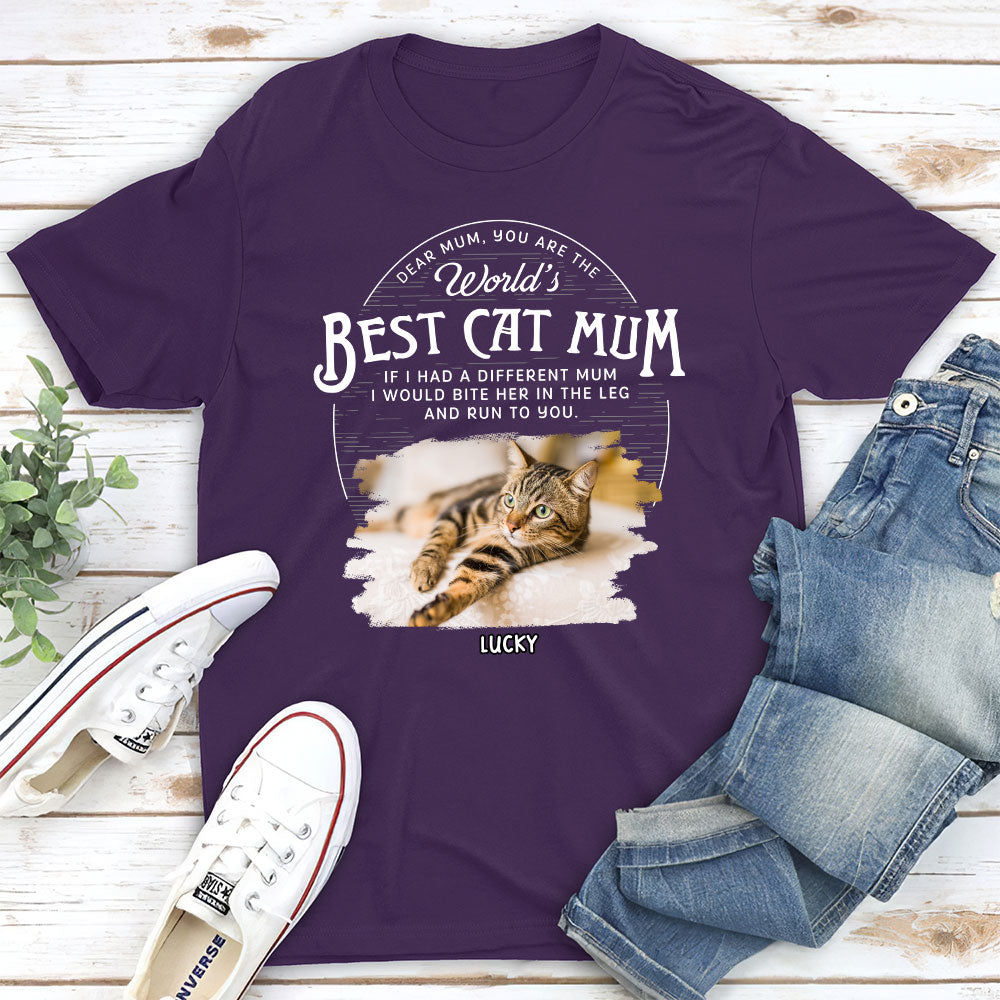 I Would Cat Version - Personalized Custom Unisex 5.3 oz T-shirt for Pet Lovers