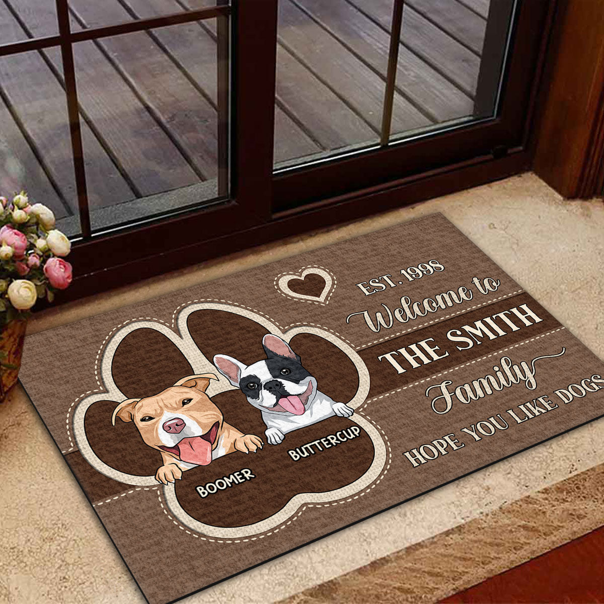 Personalized Custom Doormat - Welcome Your Guests with Your Pet's Picture