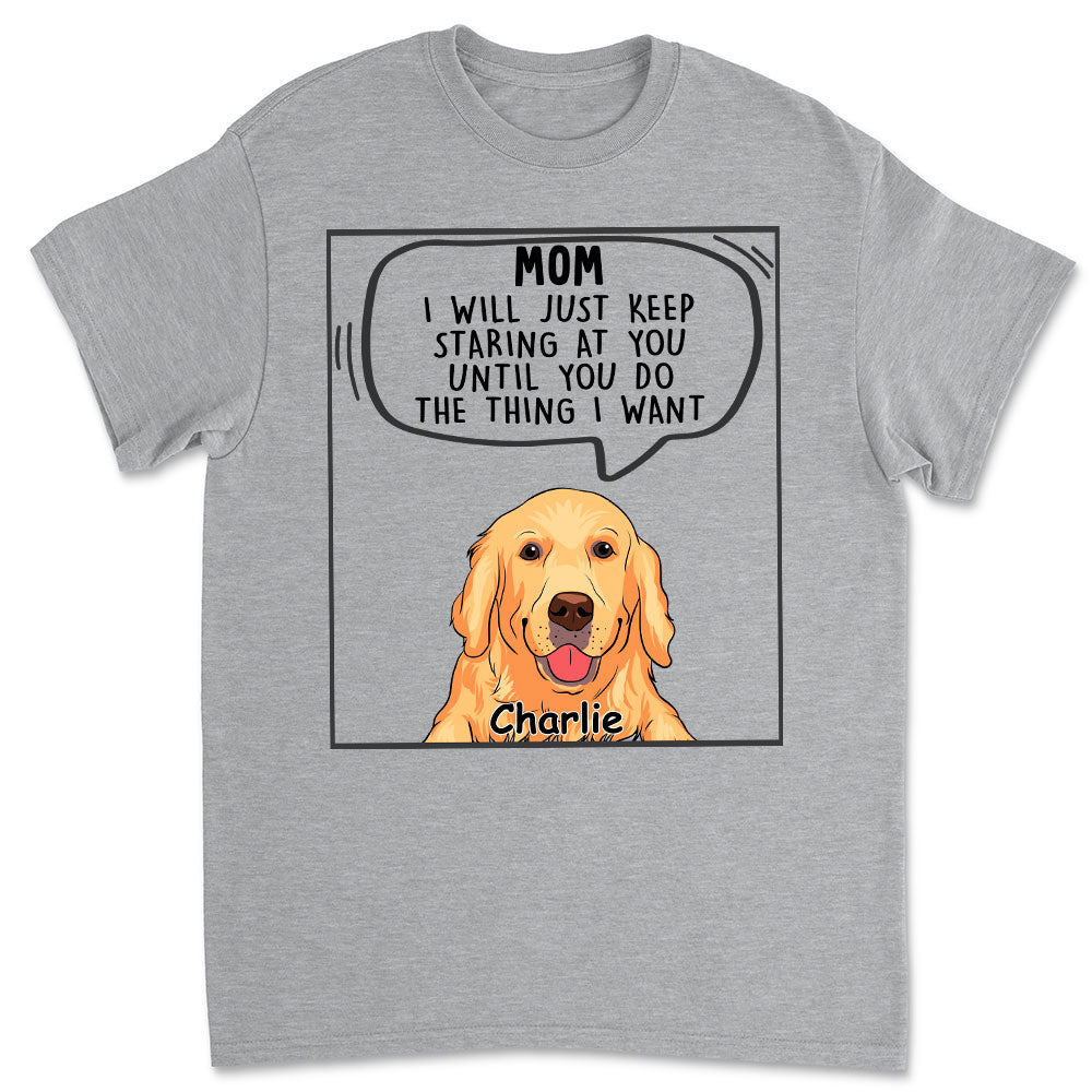 Personalized Custom Premium 'Dogs Will Just' T-shirt for Pet Lovers