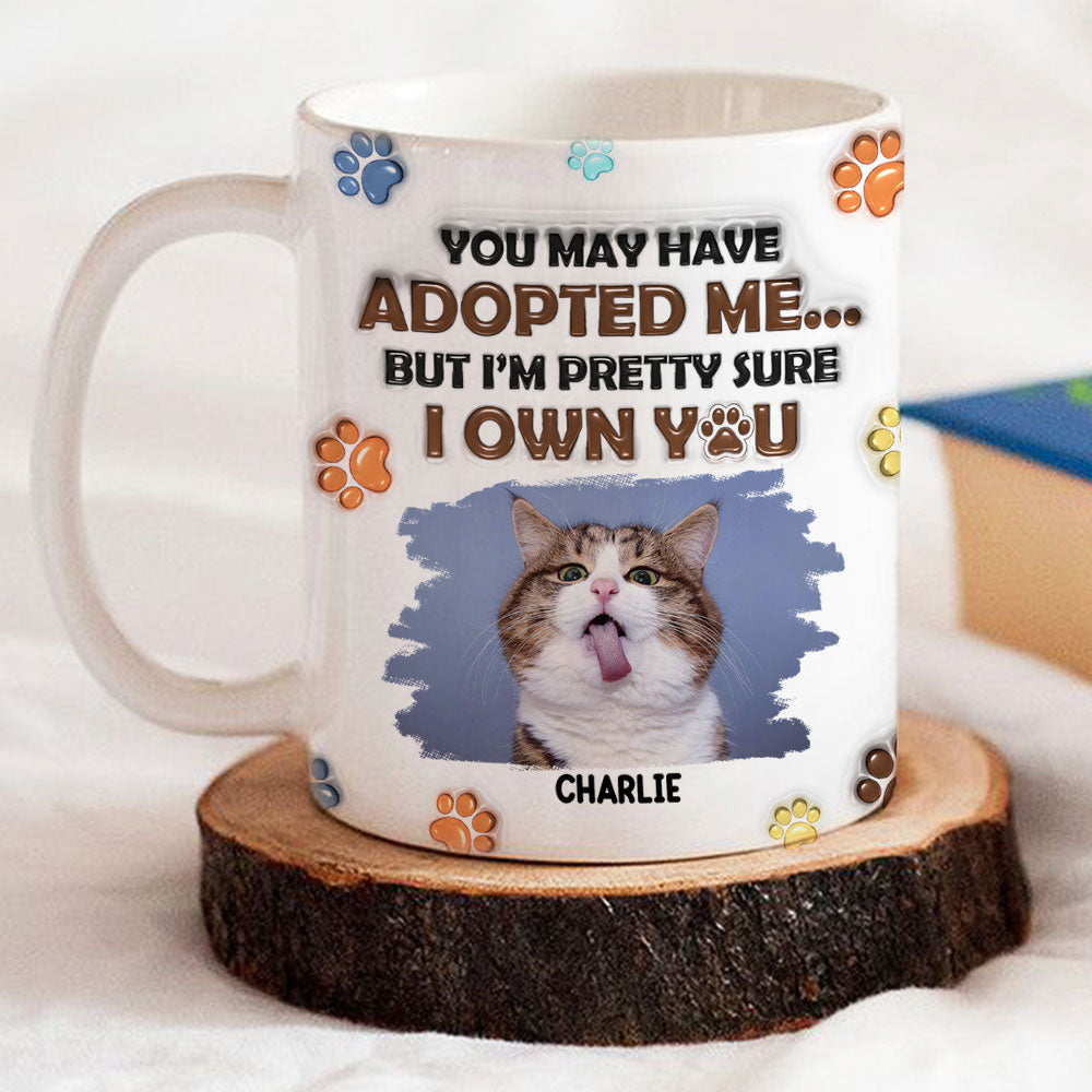 Personalized Custom 3D Inflated Effect Photo Mug - Ideal for All Beverages