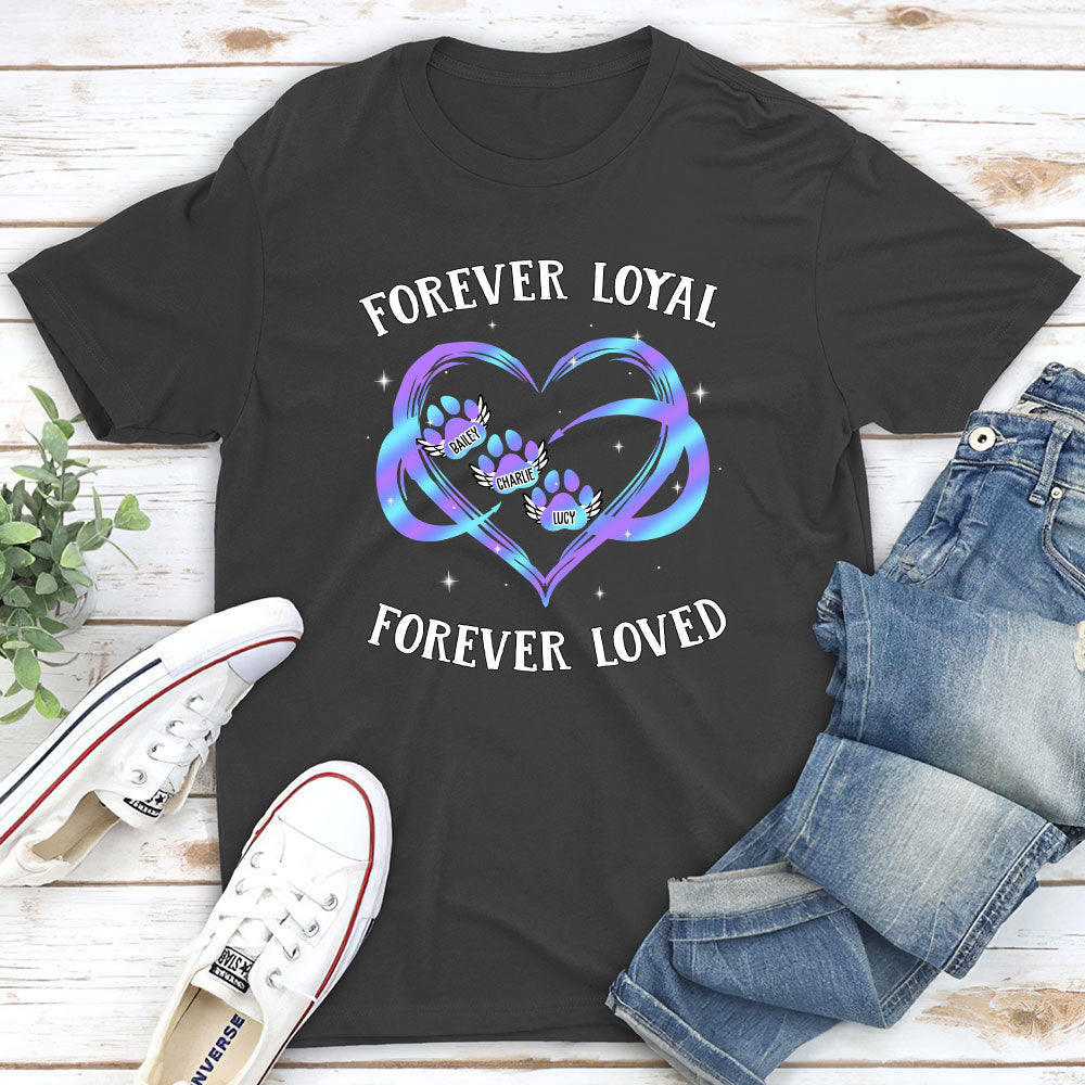 Forever Loyal - Personalized Custom Unisex Memorial T-shirt for Pet Lovers