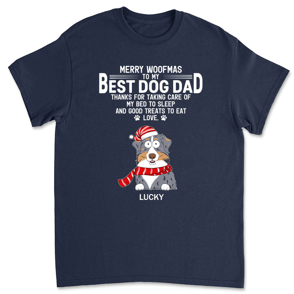 Taking Care Bed - Personalized Custom Unisex 5.3 oz T-shirt for Pet Lovers