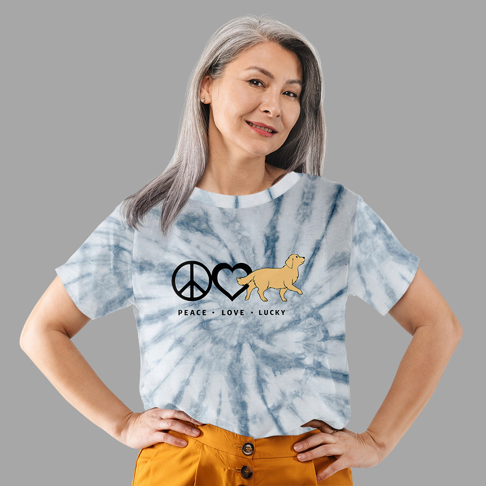 Peace Love - Exquisite Personalized Custom All-over-print Comfort T-shirt