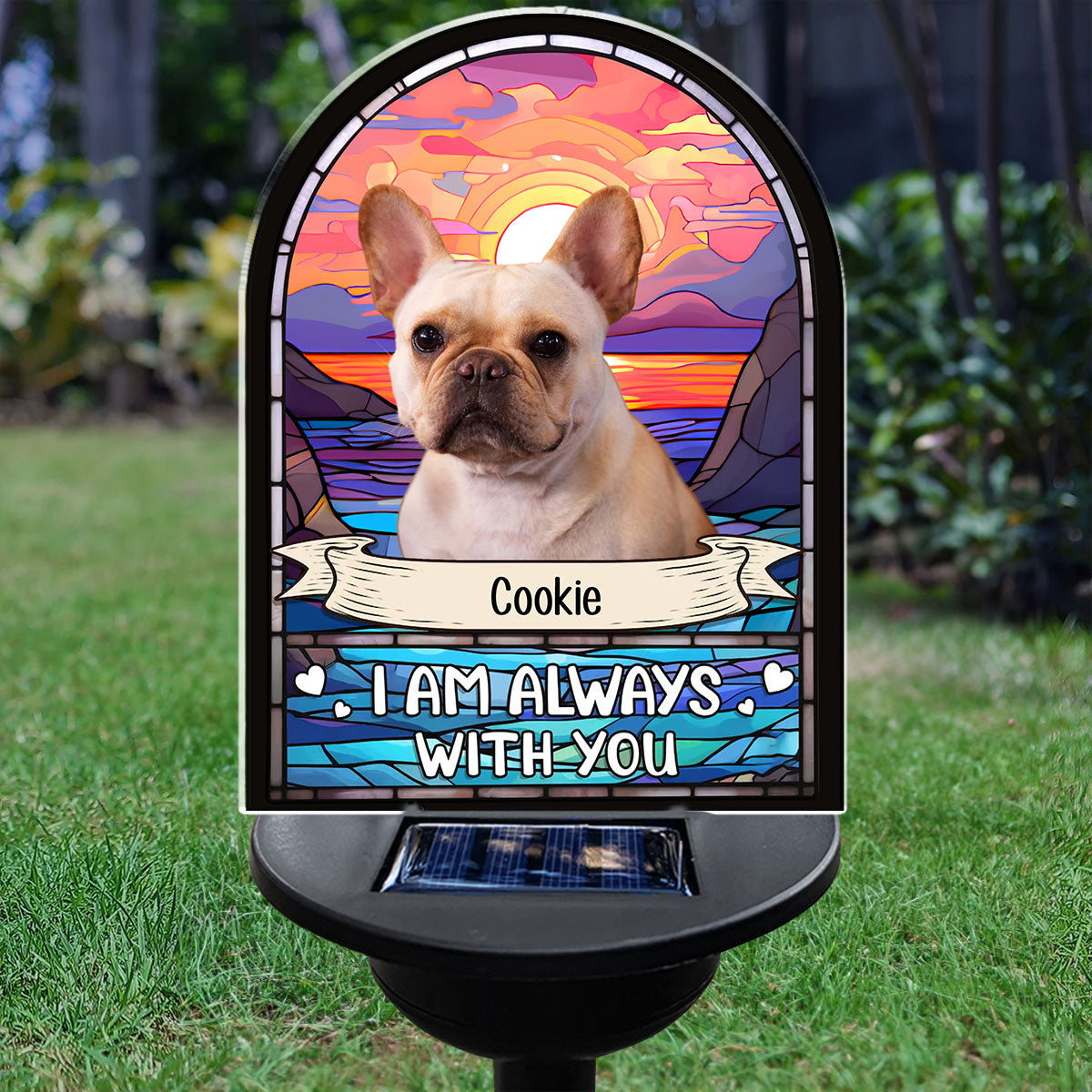 I am Always With You - Personalized Custom Acrylic Solar Light for Memorials