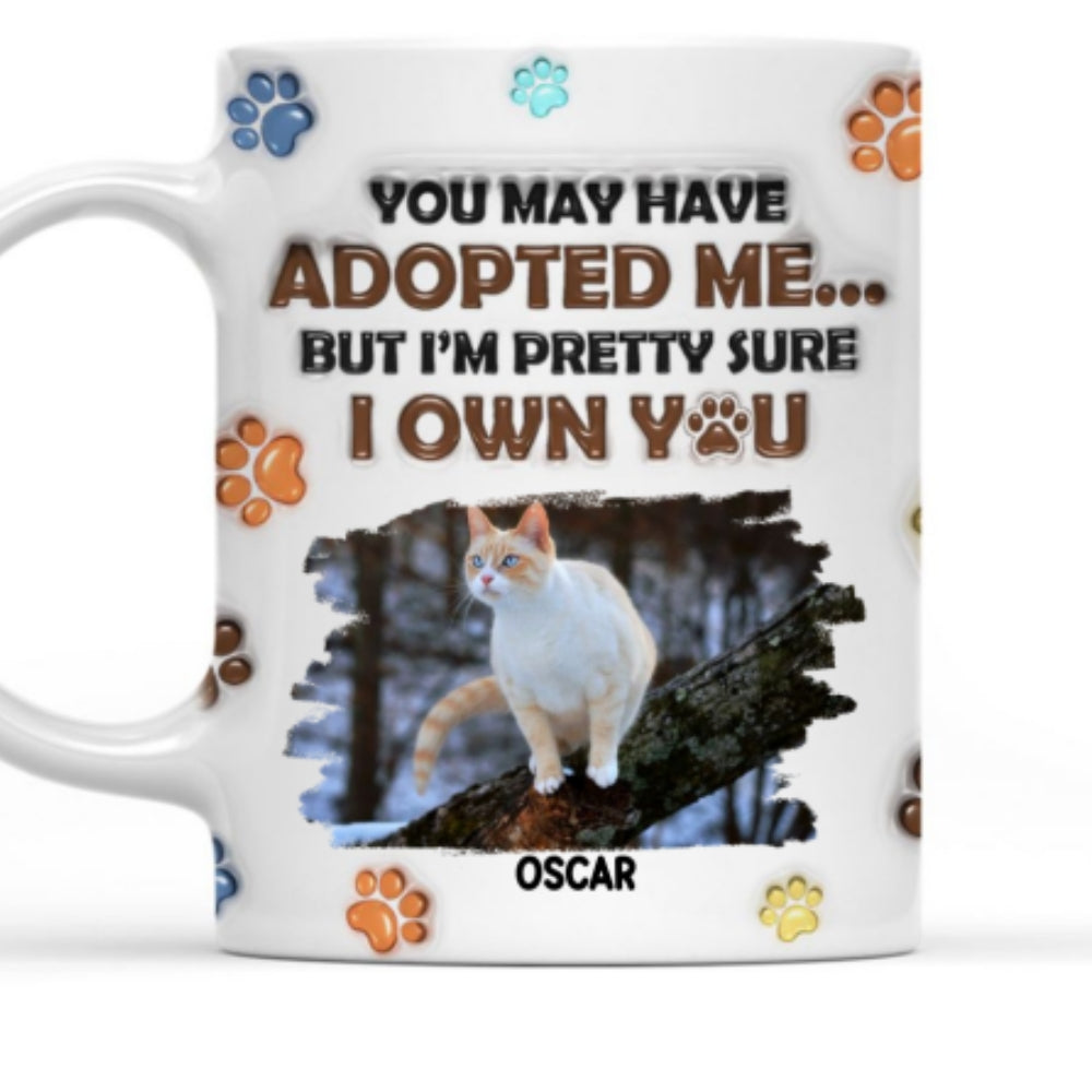Personalized Custom 3D Inflated Effect Photo Mug - Ideal for All Beverages