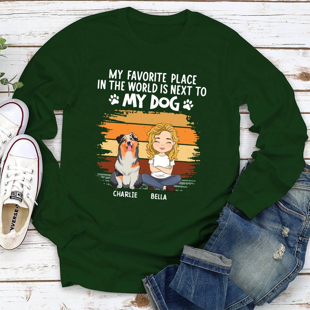 Into You - Customizable Personalized Long Sleeve T-shirt for Pet Lovers