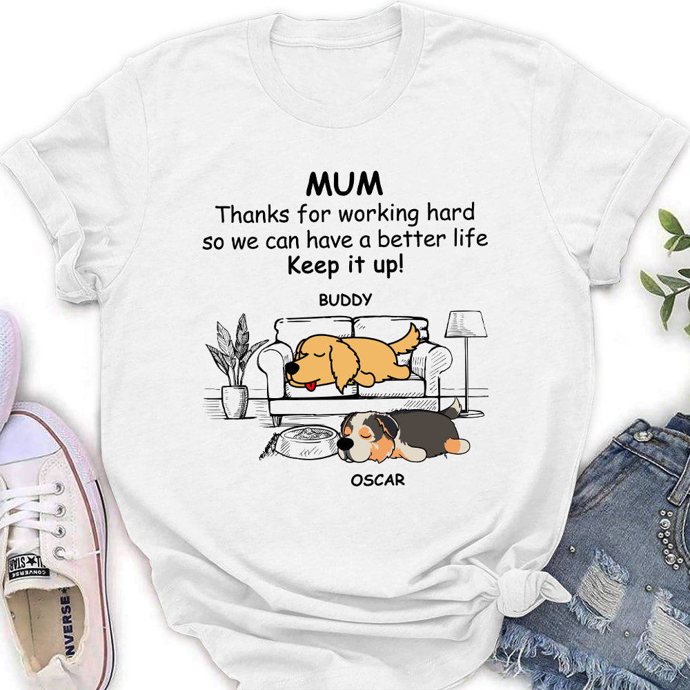 For a Better Life - Exquisite Personalized Custom Women's T - shirt for Pet Lovers