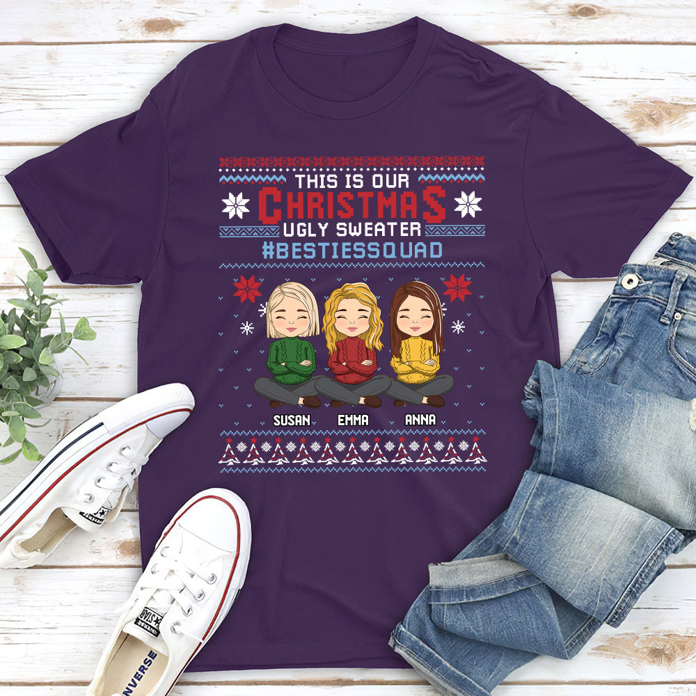Unique Personalized Custom Unisex Ugly Sweater T-shirt - Perfect Gift for Pet Lovers