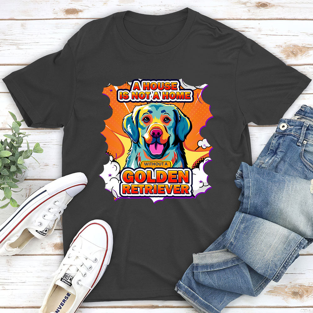 Stylish Golden Retriever Pop Art Unisex T-shirt - Ideal Gift for Pet Lovers