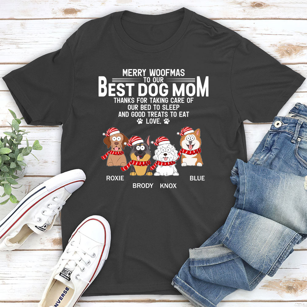 Taking Care Bed - Personalized Custom Unisex 5.3 oz T-shirt for Pet Lovers