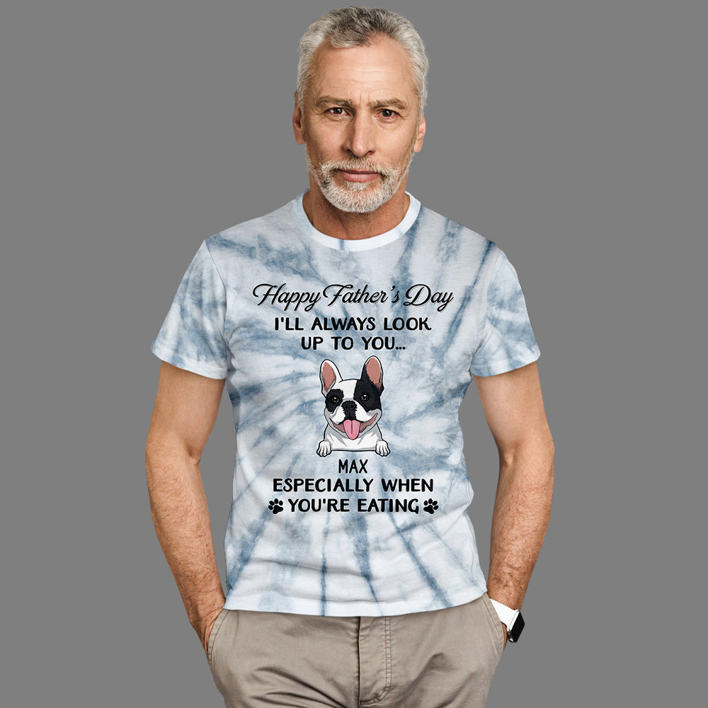I'll Always Look Up To You - Personalized Custom All-over-print T-shirt: Premium Comfort Wear