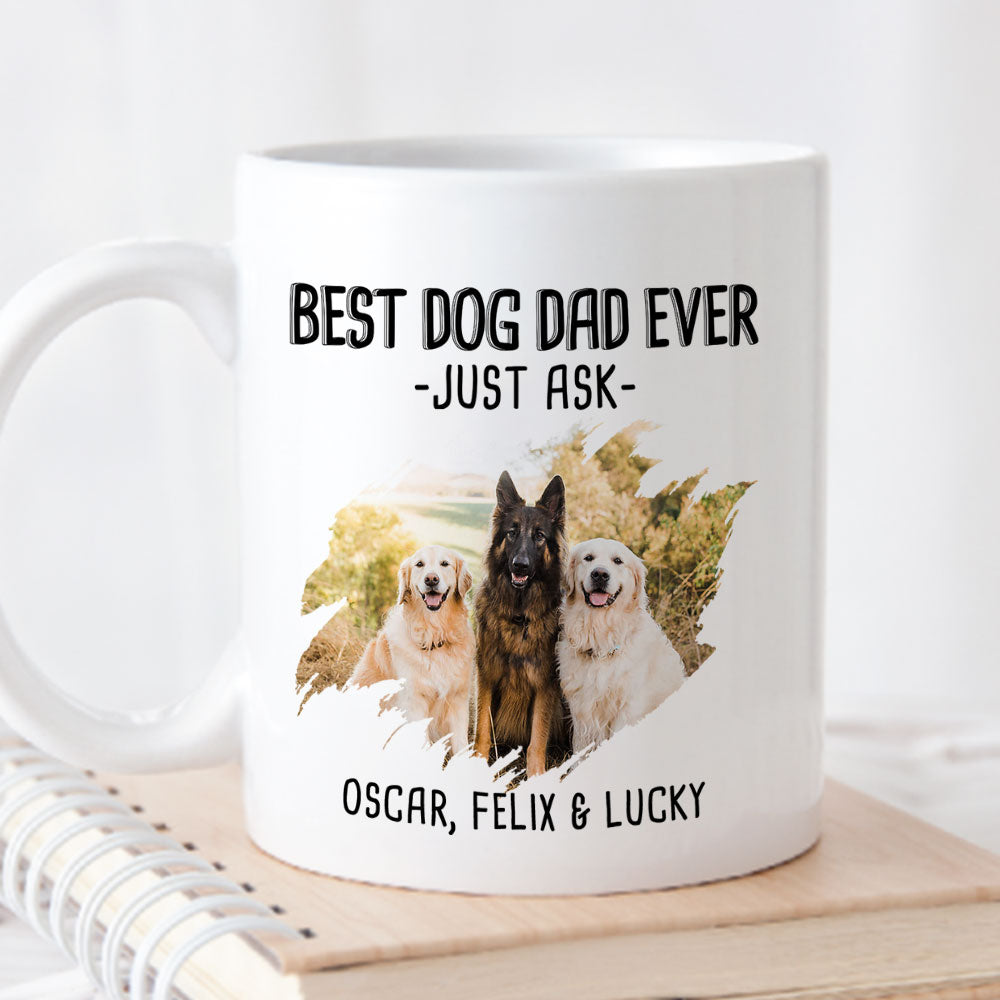 Best Mom Just Ask 2 - Exquisite Personalized Custom Coffee Mug for Pet Lovers