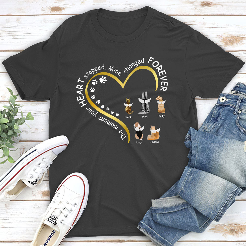 Forever Changed - Personalized Custom Unisex 5.3 oz T-shirt for Pet Lovers