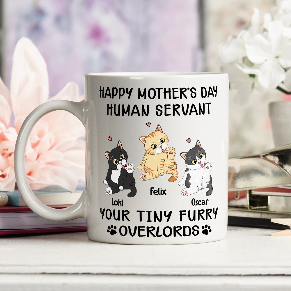 Furry Overlord - Exquisitely Personalized Custom Coffee Mug for Pet Lovers
