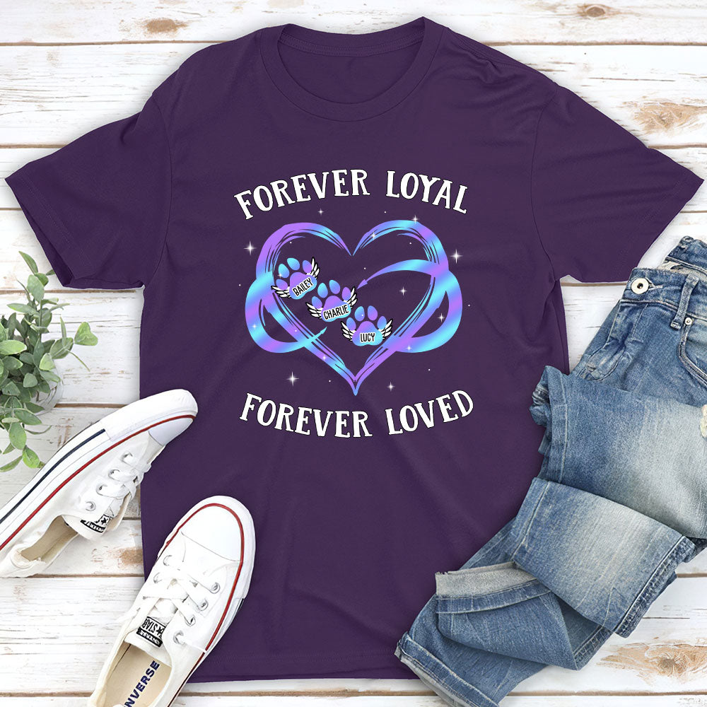 Forever Loyal - Personalized Custom Unisex Memorial T-shirt for Pet Lovers
